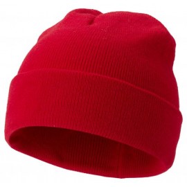 Pletená čepice, červená