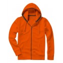 Mikina ELEVATE ARORA HOODED FULL ZIP SWEATER oranžová L