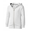 Mikina ELEVATE ARORA HOODED FULL ZIP KIDS SWEATER bílá 104