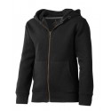 Mikina ELEVATE ARORA HOODED FULL ZIP KIDS SWEATER černá 104