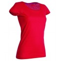 Tričko STEDMAN STARS MEGAN CREW NECK červená XL