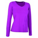 Tričko STEDMAN STARS CLAIRE V-NECK LONG SLEEVE tm. růžová L