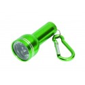 Mini LED sv&iacute;tilna s karabinou, 6 diod, zelen&aacute;