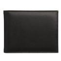 Matná koženková peněženka, černá