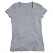 Tričko STEDMAN STARS LISA V-NECK tmavě šedý melír S