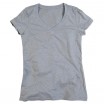 Tričko STEDMAN STARS LISA V-NECK tmavě šedý melír M