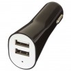 Adaptér do autozapalovače, 2 USB vstupy, černý