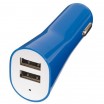 Adaptér do autozapalovače, 2 USB vstupy, modrý