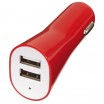 Adaptér do autozapalovače, 2 USB vstupy, červený