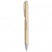 Kuličkové pero stříbrnými doplňky, zlatá