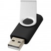 Základní USB Rotate, 1 GB, cena na vyžádání, stříbrná/černá