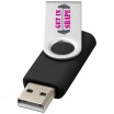 Základní USB Rotate, 1 GB, cena na vyžádání, stříbrná/černá