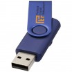 Kovový USB Rotate, 2GB, námořní modrá, cena na vyžádání