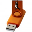 Kovový USB Rotate, 2GB, oranžová, cena na vyžádání