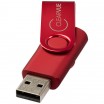 Kovový USB Rotate, 4 GB, červená, cena na vyžádání