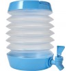 Skládací plastová nádoba na pití, objem 3,5 l, modrá