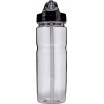 BERELA Transparentní láhev na vodu o objemu 550 ml, černá