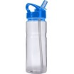 BERELA Transparentní láhev na vodu o objemu 550 ml, modrá