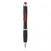 PARMIN Hliníkové kuličkové pero se světlem, červená