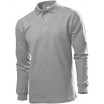 Polokošile STEDMAN POLO LONG SLEEVE MEN tmavě šedý melír S