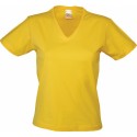 Tričko STEDMAN CLASSIC V-NECK WOMEN světle žlutá S