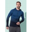 P&aacute;nsk&aacute; funkčn&iacute; mikina STEDMAN ACTIVE SEAMLESS JACKET, čern&aacute;/n&aacute;mořn&iacute; modr&aacute; M