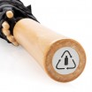 Automatick&yacute; odoln&yacute; de&scaron;tn&iacute;k z recyklovan&eacute;ho PET materi&aacute;lu, průměr 103 cm, čern&aacute;