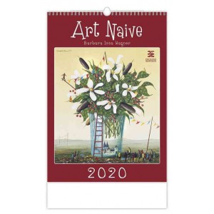 Art Naive 2021, nástěnný kalendář, prodloužená záda