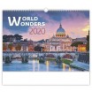 World Wonders 2021, nástěnný kalendář, prodloužená záda