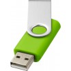 Otočný USB disk 16 GB, světle zelená